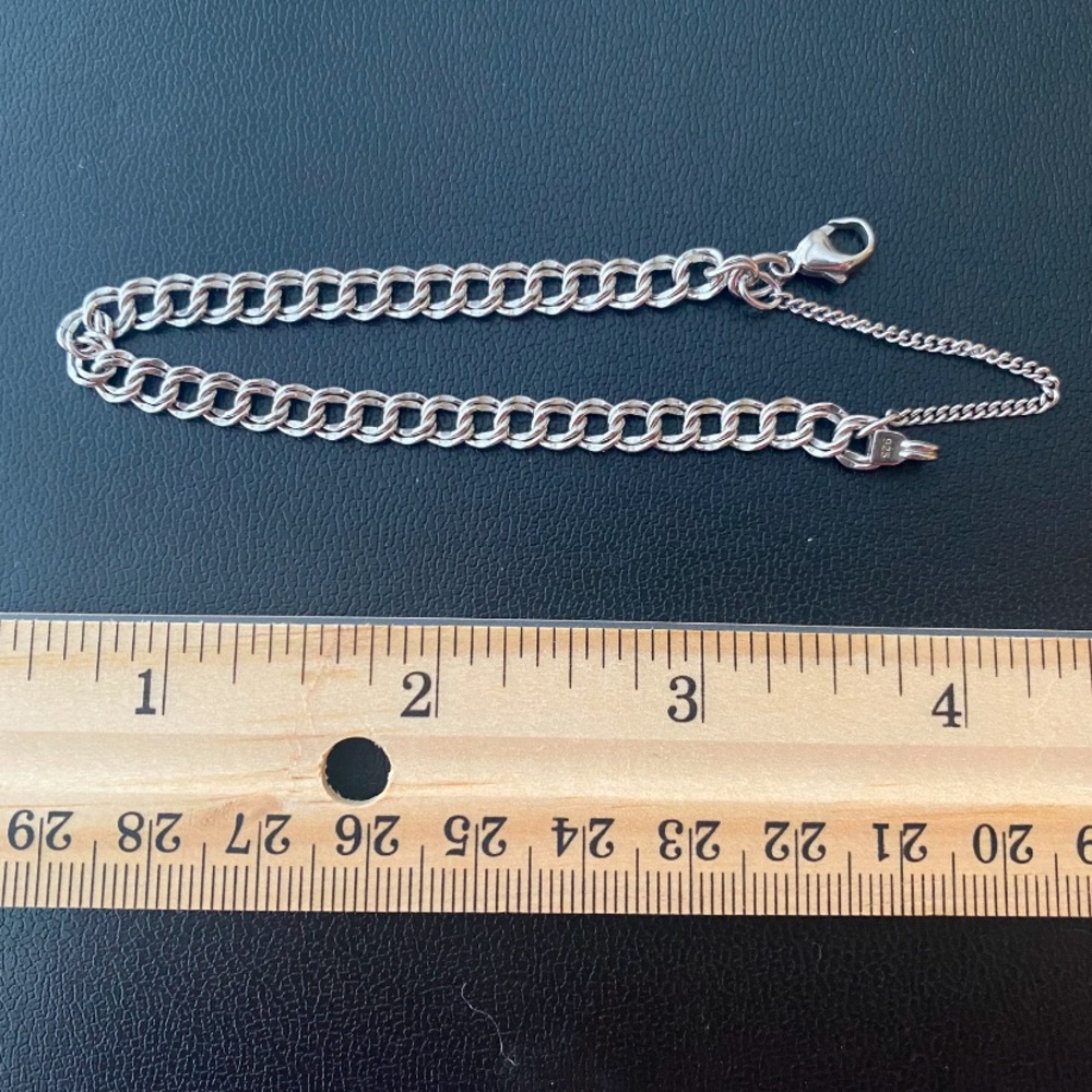 James Avery Light Curb Charm Bracelet